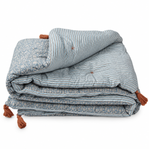 Goa Blue Green Cotton Sofa & Bed Throw