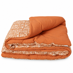 Arushi Pumpkin Cotton Sofa & Bed Throw