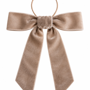 Pack of 3 Velvet Tree Ribbons - Champagne
