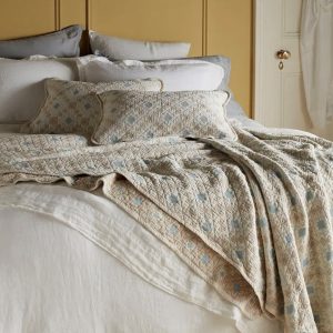 Pippa Patchwork 100% Cotton Quilted Throw